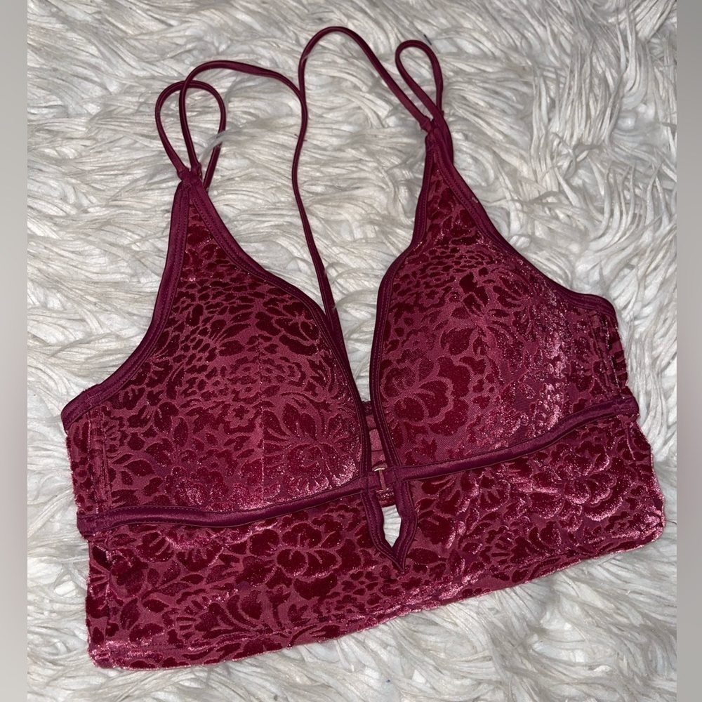 vs pink padded bralette